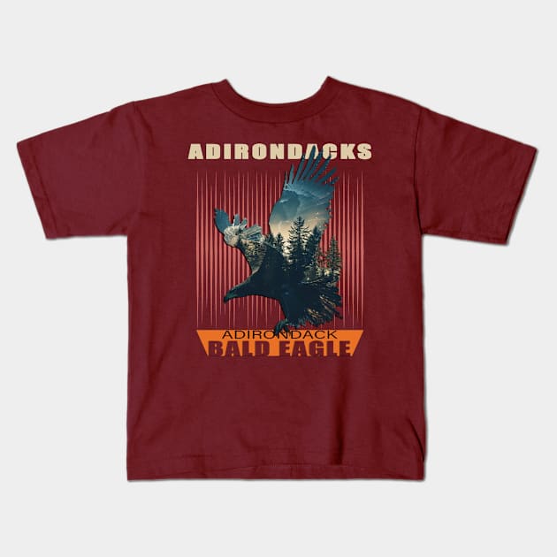 Adirondacks Kids T-Shirt by TeeText